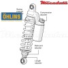 Amortisseur Ohlins HARLEY-DAVIDSON FXD DYNA (1991-2015) HD 764 (S36PR1C1L)
