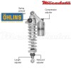 Amortisseur Ohlins HARLEY-DAVIDSON FXD DYNA DYNA GLIDE CUSTOM FXDC (1991-2015) HD 219 (S36PR1C1LB)