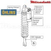 Amortisseur Ohlins HONDA CRF 450 X (2008-2010) HO 1084 PFP TTX (T44PR1C1)
