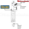 Amortisseur Ohlins HONDA CRF 450 (2013-2016) HO 1694 TTX 44 (T44PR1C2)