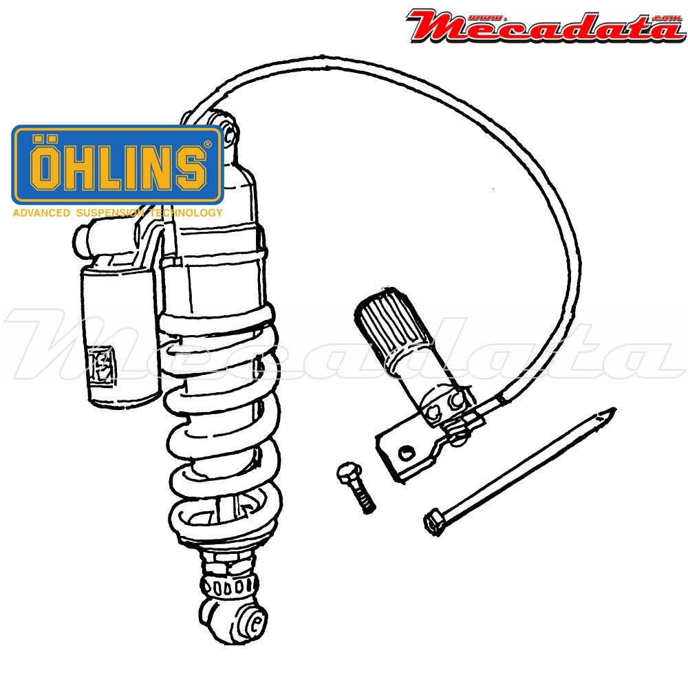 Amortisseur Ohlins HONDA CBR 600 F4i (2001-2002) HO 049 PFP (S46PR1C1LS)