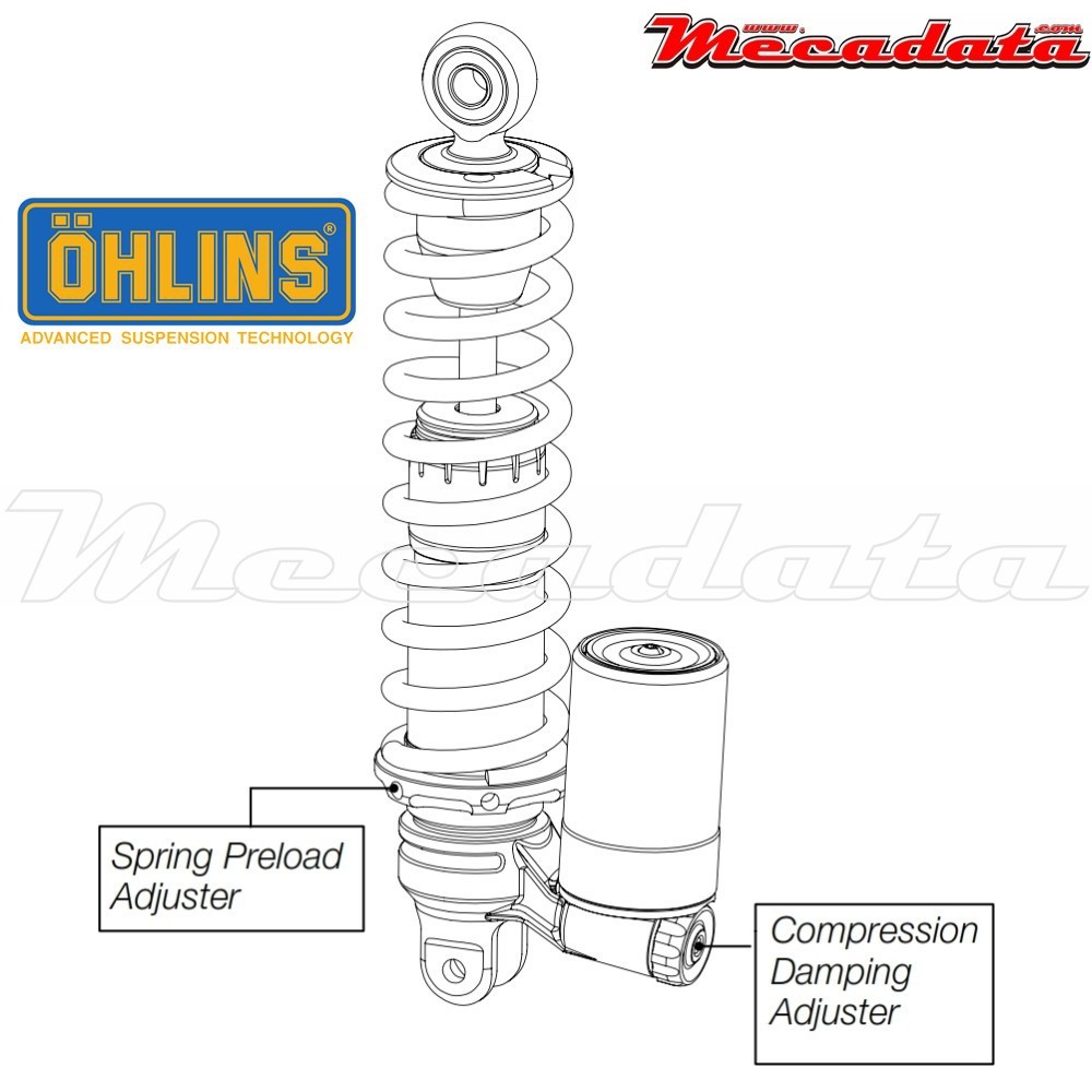 Amortisseur Ohlins HONDA CLICK () YA 928 (S36PC1)