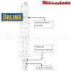 Amortisseur Ohlins HONDA CB 1100 (2010-2015) HO 010 (S36DR1L)