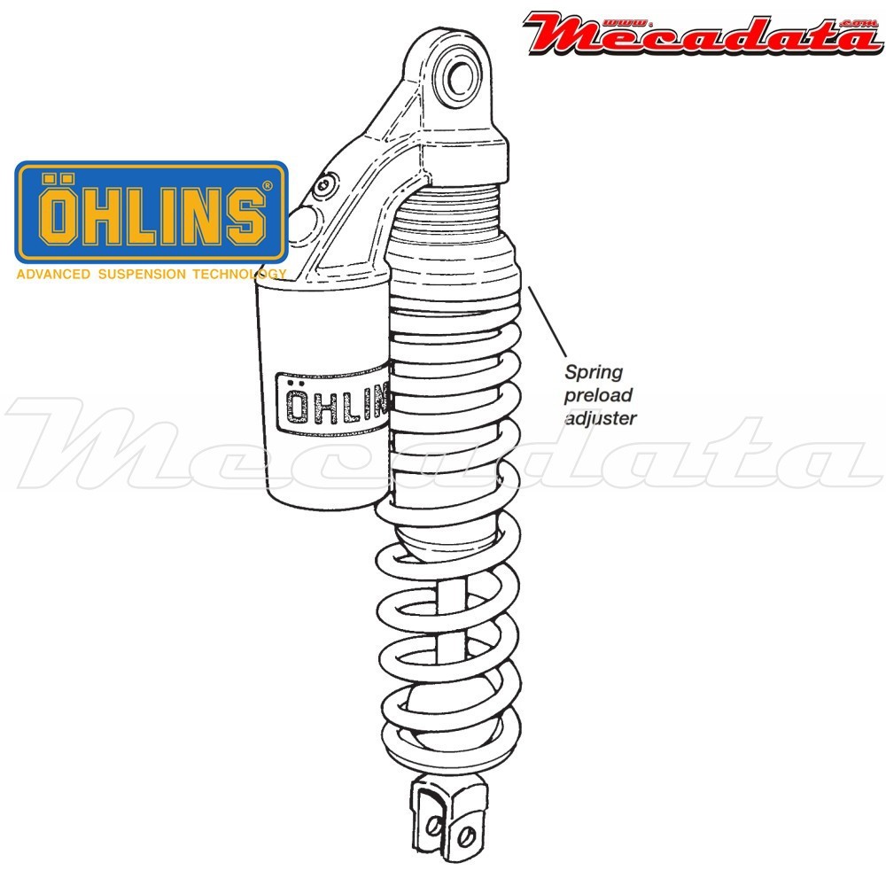 Amortisseur Ohlins HONDA CB 1100 R (1981-1984) HO 140 (S36P)
