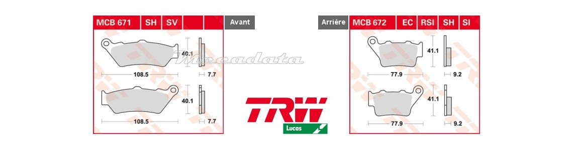TR 650 Strada ABS A8 13-